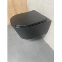 Bastidor GROHE pack cisterna empotrada y pulsador cromo brillo con inodoro suspendido Rim-ex Brevis Neg Mat de SAT