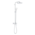 Columna Ducha Monomando Cromo Con Cabezal Blanco Tempesta System 250 De Grohe