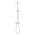 Columna Ducha Monomando Cromo Con Cabezal Blanco Tempesta System 250 De Grohe