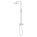Columna Ducha Monomando Cromo Con Cabezal Blanco Tempesta System 250 De Grohe