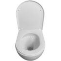 Bastidor GEBERIT Duofix pack cisterna empotrada y pulsador DELTA 50 NG BR con WC suspendido KP ROUND SMART Bl Br Tornado 3.0