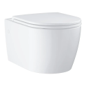 Pack GROHE Rapid SL 5 en 1 con WC suspendido Bau Ceramic y pulsador cromado