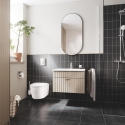Pack GROHE Rapid SL 5 en 1 con WC suspendido Bau Ceramic y pulsador cromado
