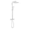 Sistema de ducha termostática GROHE Tempesta Cube 250 con teleducha y rociador mural