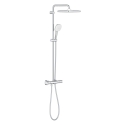 Sistema de ducha termostática GROHE Tempesta Cube 250 con teleducha y rociador mural