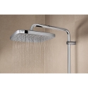 Sistema de ducha termostática GROHE Tempesta Cube 250 con teleducha y rociador mural