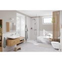 Sistema de ducha termostática GROHE Tempesta Cube 250 con teleducha y rociador mural