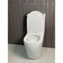Inodoro adosado a pared SENSE -EUR con tapa soft close y sistema rimless de AzulBath