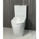 Inodoro adosado a pared SENSE -EUR con tapa soft close y sistema rimless de AzulBath