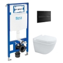 Pack Roca Duplo One + WC Duravit Starck 3 Rimless