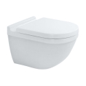 Pack Grohe Rapid SL: bastidor con cisterna + pulsador cromo + WC suspendido Duravit Starck 3 Rimless blanco
