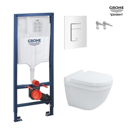 Pack Grohe Rapid SL + WC Duravit Starck 3 Rimless