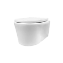 Inodoro suspendido Lia  Tornado blanco brillo con asiento y tapa Soft Close – Azul Bath