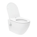 INODORO BIDÉ TERMOSTÁTICO SUSPENDIDO SISTEMA VORTEX CON ASIENTO Y TAPA SOFCLOSE SATFUS11BFC SWISS AQUA TECHNOLOGIES