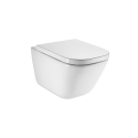 BASTIDOR ROCA DUPLO BAJO VENTANA Y PULSADOR PL7 NEGRO MATE CON INODORO SUSP ROCA THE GAP CON SISTEMA RIMLESS