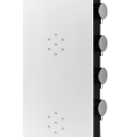 Columna de ducha panel blanco ALUSHOWER 4 funciones de Anima