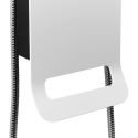Columna de ducha panel blanco ALUSHOWER 4 funciones de Anima