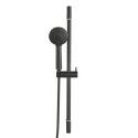 Conjunto de ducha de pared S-Line Pro con batería negro de Optima. Kit completo.
