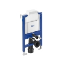 KIT ROCA CISTERNA DUPLO BAJO VENTANA C/WC ROUND SMART BLANCO 52CM C/PULSADOR PL7 NEGRO MATE