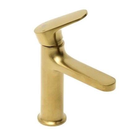 Grifo DARK ORO CEPILLADO LAVABO ALTO 16,9 CMS de SAT