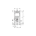 Pack WC suspendido Tornado + cisterna Geberit Duofix + Delta 20 blanco