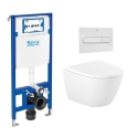 Pack WC Roca Duplo One + Ona 53 cm blanco brillante | Envío rápido