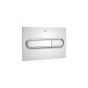 Pack WC suspendido Tornado 53 cm| Roca Duplo | pulsador cromo Brillo