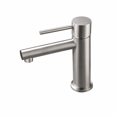 Grifo lavabo monomando Aqua Acero inoxidable