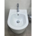 Bidet Suspendido Ekovia AzulBath 49 cm Blanco Brillo