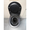 Inodoro Suspendido Lia Ekovia Negro Mate | Sistema Tornado| Soft-close