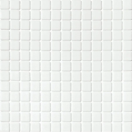 Niebla Blanco 33x33 Mosaico Cristal