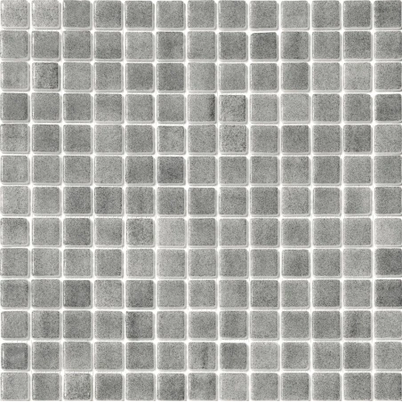 Niebla Gris Antideslizante 33x33 Mosaico Cristal