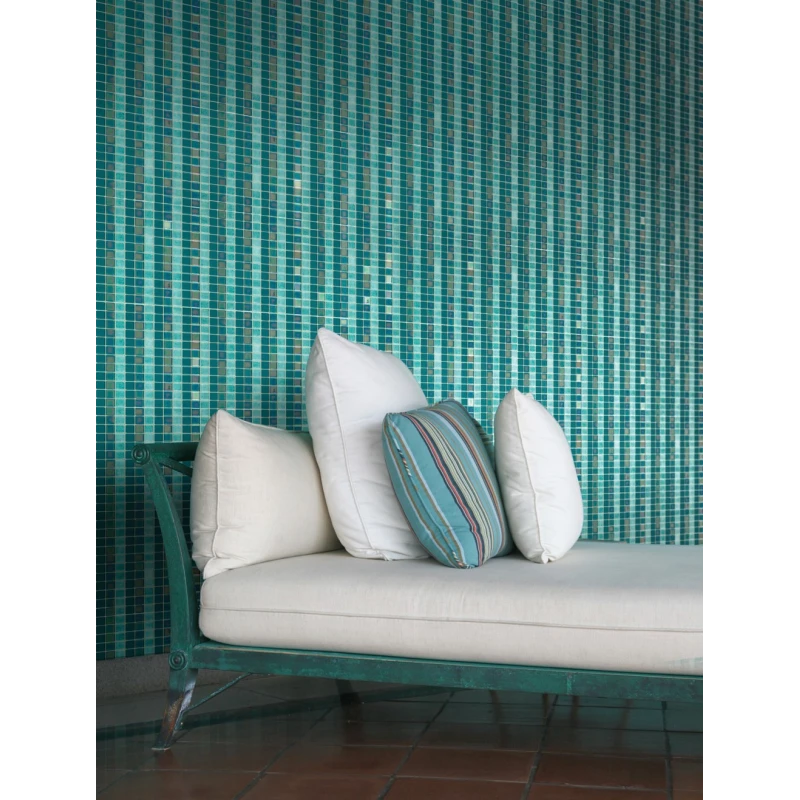 Platino Perla 33x33 Mosaico Cristal